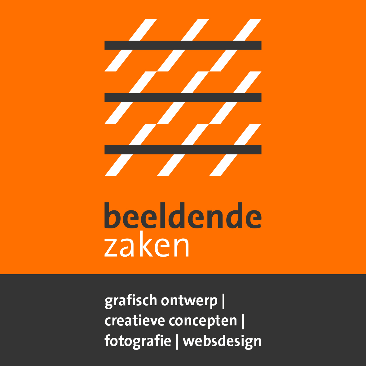 Beeldende Zaken Logo Payoff Oranje